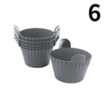 thumbnail image 2 of Air Fryer Silicone Egg Bite Molds, 6-Pack Reusable Egg Cooker Cups with Handles for Air Fryer, Oven, Microwave, BPA-Free Egg Poacher Liners for Breakfast, Snacks, Baking - Dishwasher Safe, Non-Stick, 2 of 3