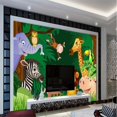 thumbnail image 1 of Papier Peint 3D Jungle Forest Dessin Animé SKU# WAL0053, 1 of 1