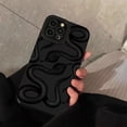 thumbnail image 2 of Funda de silicona suave a prueba de golpes con patrón divertido de garabatos para iPhone 11, 12, 13, 14 Pro Max, Mini, 7, 8 Plus, SE, XR, X, XS MAX Fivean unisex, 2 of 2