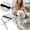 Gray, variant on 2-in-1 Foldable Pet Grooming Bed, Portable Foldable Dog Cats Bathing Hammock Stand, For Bathing And Haircuts