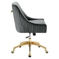 thumbnail image 4 of Modway Discern Performance Velvet Office Chair, Gray, 4 of 7