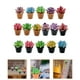 thumbnail image 2 of KAKOWELY 16 piezas de plantas en maceta en miniatura, mini suculentas, modelo de decoración para el hogar., 2 of 5