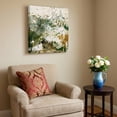 thumbnail image 5 of Abstract Nature Canvas Wall Art for Living Room Bedroom Bathroom, Vintage Minimalist Forest Green Brown Textured Canvas Art Wall Decor, Artwork for Walls Home Office Decor, 8"x8", 5 of 7