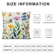thumbnail image 5 of Spring Pillow Cover Floral Decoration Holiday Farmhouse Pillow Case Decor for Home Sofa Couch, 5 of 5