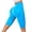 Blue, variant on Elastic High Waist Chafing Gym Shorts, Ladies Soft Quick Drying Casual Running Yoga Shorts Pink XXXXXL