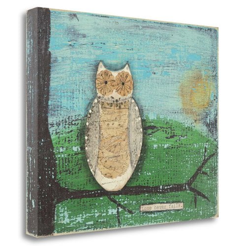 Tangletown Fine Art 'Love Never Fails' Graphic Art Print on Wrapped Canvas