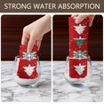 thumbnail image 6 of 4 Pcs Funny Kitchen Towels,Red Christmas Tree and Snowflake Pattern Microfiber Dish Towels,Kitchen Tea Towels,Kitchen Towel Set (18" X 26"), 6 of 7