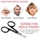 thumbnail image 2 of Juego de cejas, kit de cuidado de cejas de acero inoxidable de 5 piezas con pinzas, tijeras, peine cepillo de cejas, lápiz de cejas, maquinilla de afeitar, 2 of 5