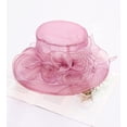 thumbnail image 2 of Dalrosia Women Hats Tea Party Organza Church Wedding Dress Hats Summer Fascinators Hats Girl Elegant Fair Lady Headwear, 2 of 6