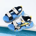 thumbnail image 2 of Zanarzt Boys Summer Sandals Boys Girls Sandals Open Toe Summer Outdoor Unisex Child Sport Sandals Athletic Lightweight(Toddler/Little Kid/Big Kid) Blue,US 2.5, 2 of 9