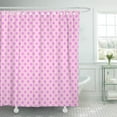 thumbnail image 1 of ZY-suttom Polkadot Rose Polka Dot sur Joli Rideau de Douche Intérieur 60x72 Pouces, 1 of 1