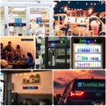 thumbnail image 2 of HOIOS LED Programmable Sign USB 5V LED Digital Sign Huge Bright Scrolling LED Sign for Store Car Window 23.22x4.72", 2 of 6
