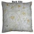 thumbnail image 2 of PKQWTM Flower White Cream Color Reversible Mermaid Cushion Cover Home Decor Sequin Pillow Case Size 16x16 inches, 2 of 2