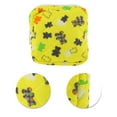thumbnail image 4 of Unique Bargains 1 Pc Lady Portable Square Lipstick Bag for Vacation Yellow Polyester, 4 of 6