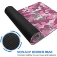 thumbnail image 6 of Pink Gray Camouflage&nbsp;mouse Padswaterproof,rubber+multispandexnon Slip the Camouflage SeriesmousepadDesk Pad for Office Home Game 31.5x15.7inches, 6 of 7