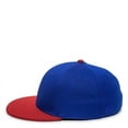 thumbnail image 5 of OC Sports TGS1930X Proflex Bamboo Charcoal Flat Visor Cap - Royal Red, 5 of 8