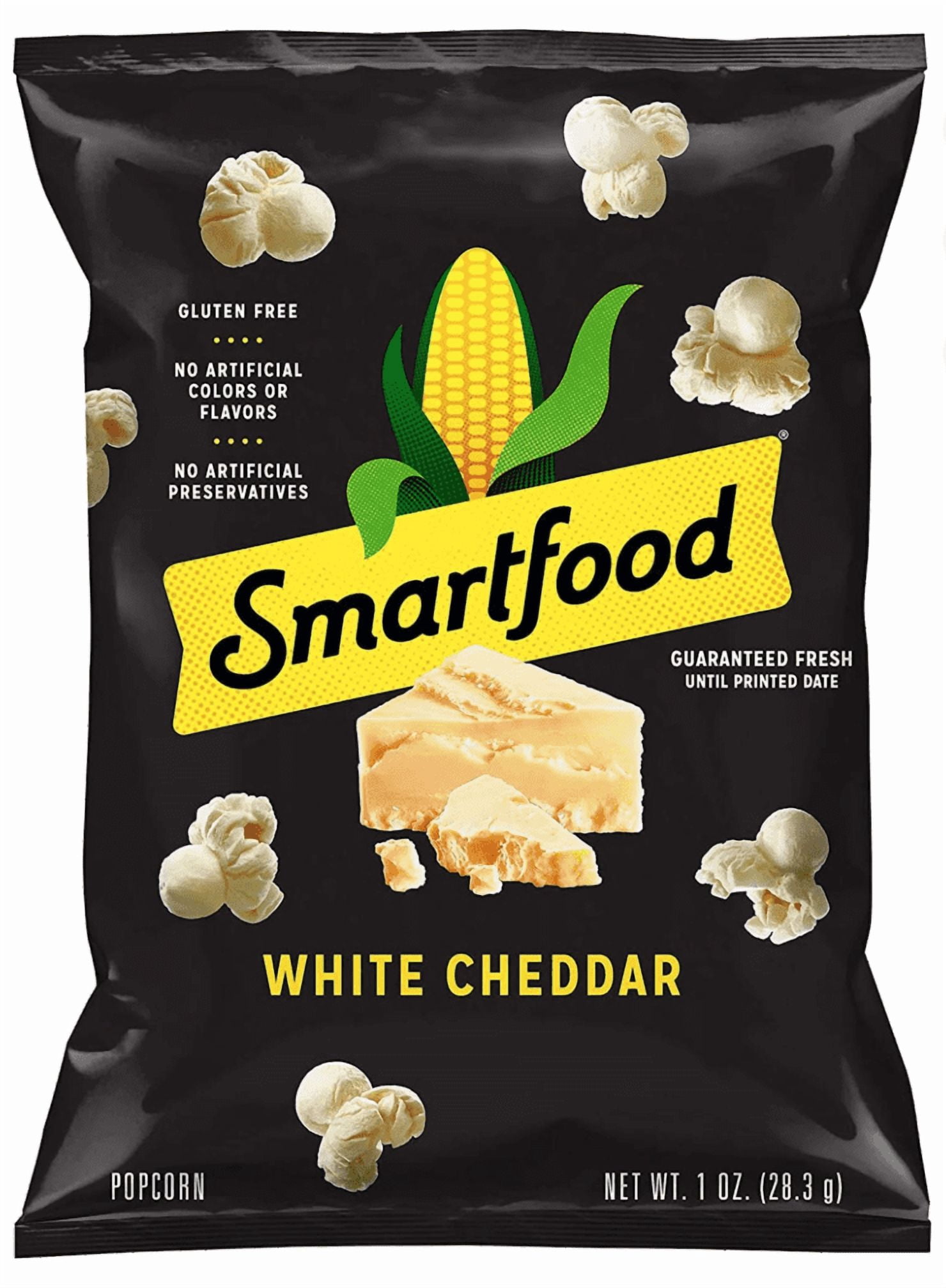 Smart food Popcorn, White Cheddar, 1 Oz Bags, Pack of 12, Bundled by Shoppyway