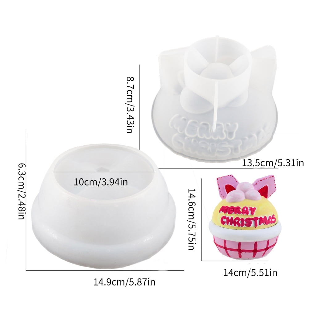 BQBQERT Bowl Resin Mold Silicone Storage Box Epoxy Resin Casting for Holder Jewelry Container Mold Decor