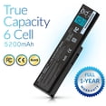 thumbnail image 5 of PA3817 PA3817U-1BRS Laptop Battery Compatible with PA3819U-1BRS PA3818U Satellite C650 C655 L600 L645 L655 L675, 5 of 7