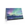 thumbnail image 2 of Aurora Borealis Northern Lights Greetings Card Plus Envelope Blank inside, 2 of 3