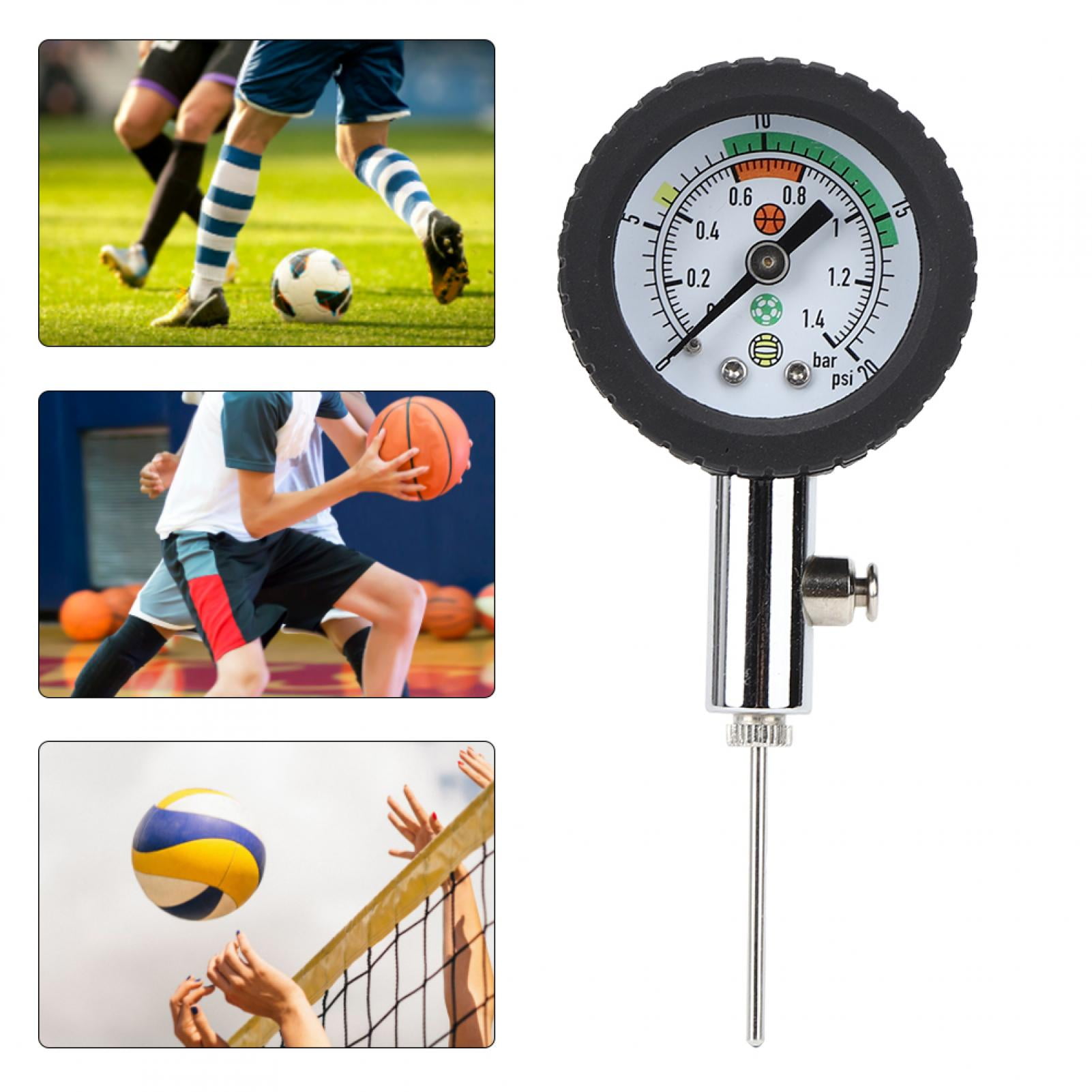 New Champion All Sports Ball 20 PSI Pressure Gauge Volleyball Soccer Football 