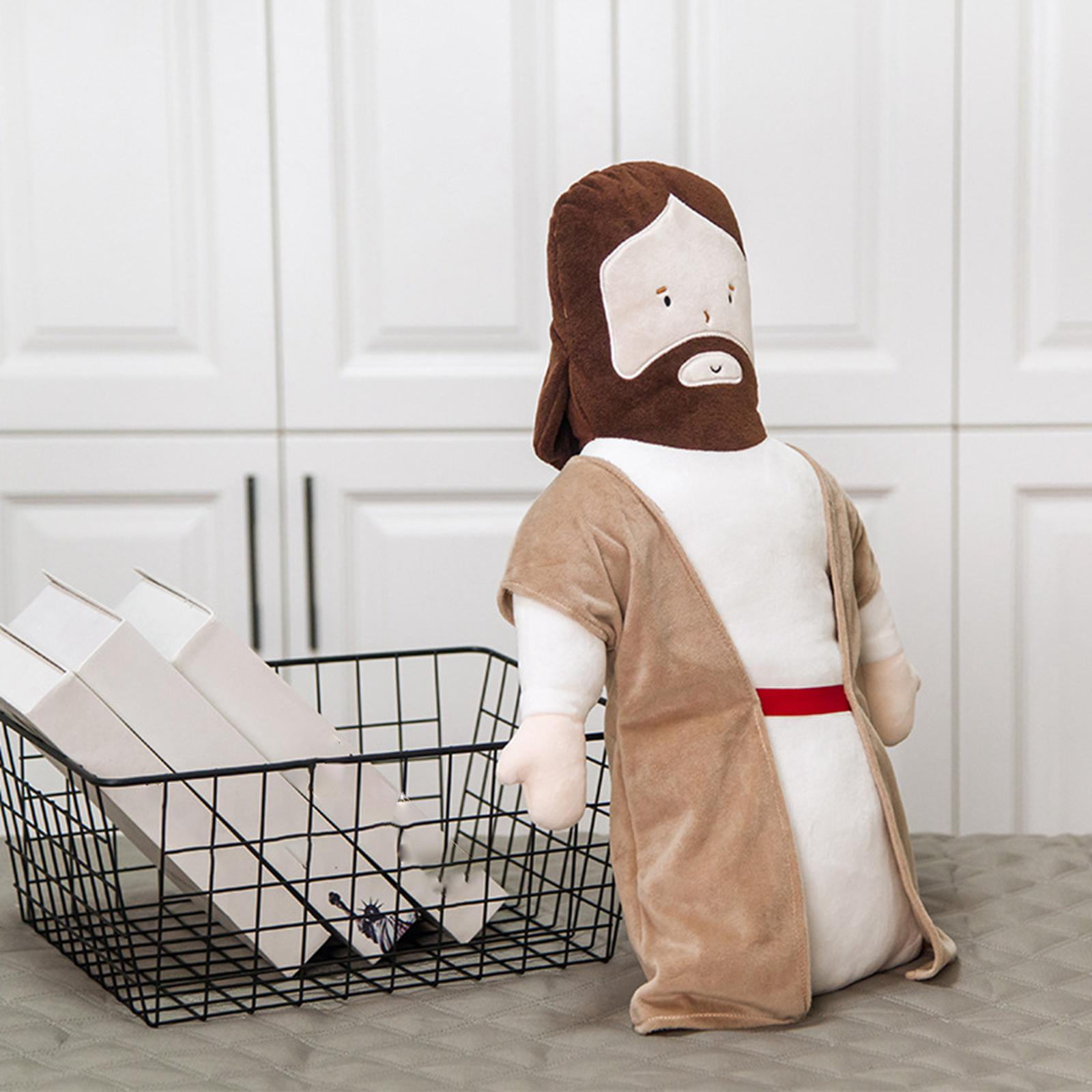 Menolana Jesus Plush Doll Religious Classic Decoration Gift Savior Ornament Stuffed Easter mas Church Kids Boys and Grils