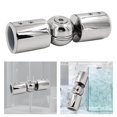 thumbnail image 4 of Rod Connector Curtain Rod Stainless Steel Bay Window Shower Room Adjustable for Window bright, 4 of 9