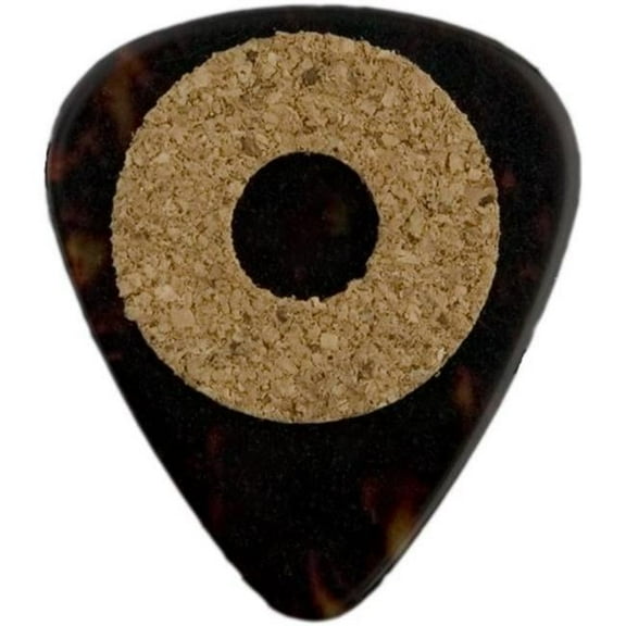 Clayton CG38-6 Cork Grip Standard Guitar Picks- 0.38 mm - 6 Pieces