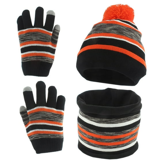 JZROCKER Children Scarf Hat Thickened Headwear Thicken Head Wrap Neck Warmer Mittens