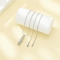 thumbnail image 6 of 3D Sunflower Cylinder Urn Necklace for Ashes With Hummingbird Cremation Jewelry Ash Keepsake for Women Men Vial Memorial Keepsake Necklace, 6 of 8