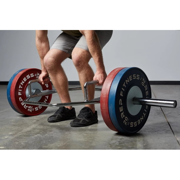 Barra Olimpica, hexagonal en 180 cm para peso muerto pulgadas