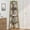 Natural, variant on Tribesigns 70 inch Tall Corner Shelf, 5 Tier Industrial Corner Bookshelf Bookcase Industrial Corner Ladder Shelf Plant Stand for Living Room, Kitchen, Home Office