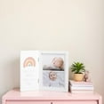 thumbnail image 4 of Little Blossoms Rainbow Baby Photo Frame, Hinged Tabletop Picture Frame, Gender-Neutral Nursery Decor, Baby Gift, White, 4 of 6