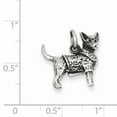 thumbnail image 2 of Sterling Silver Antiqued Dog w/Sweater Ch QC6348, 2 of 2