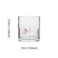 thumbnail image 4 of Old Fashioned Glass Christmas Candy Cane Cocktail Tumbler 3.9 Inch Festive Glass Drinking Cup for Holiday Drinkware Christmas Tableware, 4 of 7
