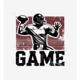 thumbnail image 4 of "Game" Sports Football Adult White Crew Neck Short Sleeve Tee-XS, 4 of 4