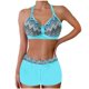 thumbnail image 2 of Trajes de baño tankini para mujer Trajes de baño vintage estampados para mujer Trajes de baño conservadores Traje de baño bikini con falda de playa estampada para mujer, 2 of 5