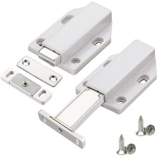 Push to Open Jiayi 2 Pack Touch Latch Magnet Cabinet Door Latches Gray Tip  On Close