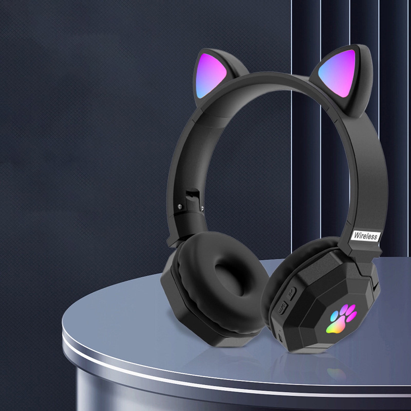 ANC Bluetooth Headphones, Over Ear Headphones with Bluetooth 5.4, 70 Hours Playtime Noise Cancelling Headphone with Mic, Foldable Lightweight Headset Comfort Fit,Black
