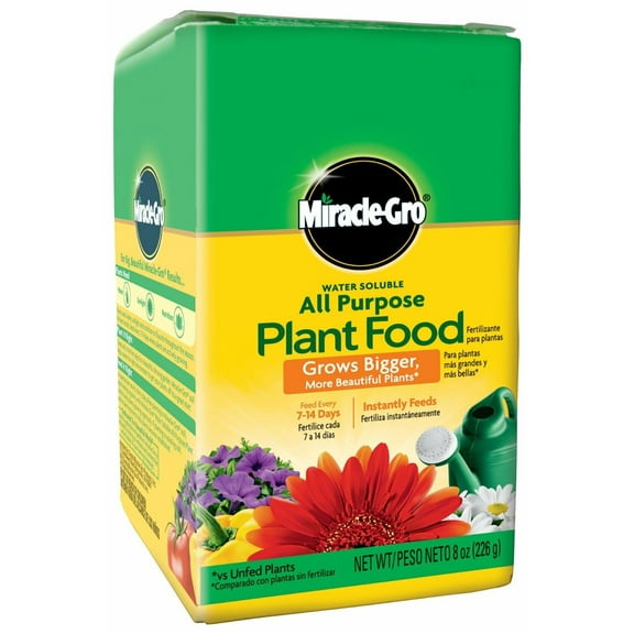 Scotts Miracle Gro 2000992 8 oz Water Soluble All Purpose Plant Food - Quantity of 2