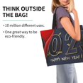 thumbnail image 2 of Balery 2025 New Year 2 Bolsa Tote Estilo Estético con Cremalleras, Bolsa de Hombro, Bolsa de Compras Grande y Plegable, 2 of 8