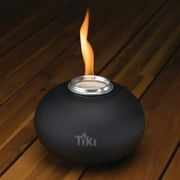 TIKI Brand Clean Burn Pearl of the Sea Tabletop Firepiece, Teal