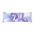 thumbnail image 2 of ABPHOTO Unicorn Long Body Pillowcase Pillow Cover Pillowslip 20x60 inch, 2 of 2