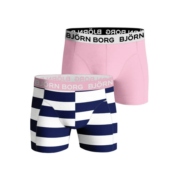 Bjorn Borg Boy's 2 Pack Boxer Briefs ~ Core Boxer MP002 pink