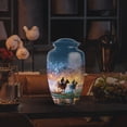 thumbnail image 4 of Yatskia Playing Horse Polo Little Cremation Keepsake Urn for Ashes Adult Male, Large Funeral Burial Urns for Human Ashes Adult Female, (Classic 10 Inch and 3 Inch), 4 of 8
