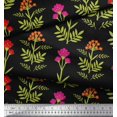 thumbnail image 3 of Soimoi Cotton Duck Fabric Leaves & Floral Artistic Print Fabric by The Yard 42 Inch Wide, 3 of 3