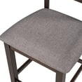 thumbnail image 5 of Espresso-Colored Wooden Dining Set | Applicable for Kitchen Areas | Maintains Balance and Preserves Flooring, 5 of 7