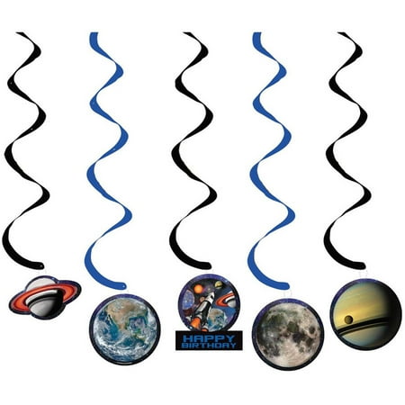 Deluxe Danglers Decorations - Space Blast Dizzy Danglers