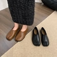 thumbnail image 4 of Bailamos Women Tabi Ninja Slip On Flats Split Toe Slippers Round Toe Shallow Lazy Slip On Boat Mules Shoes Soft Loafers Mujer, 4 of 5