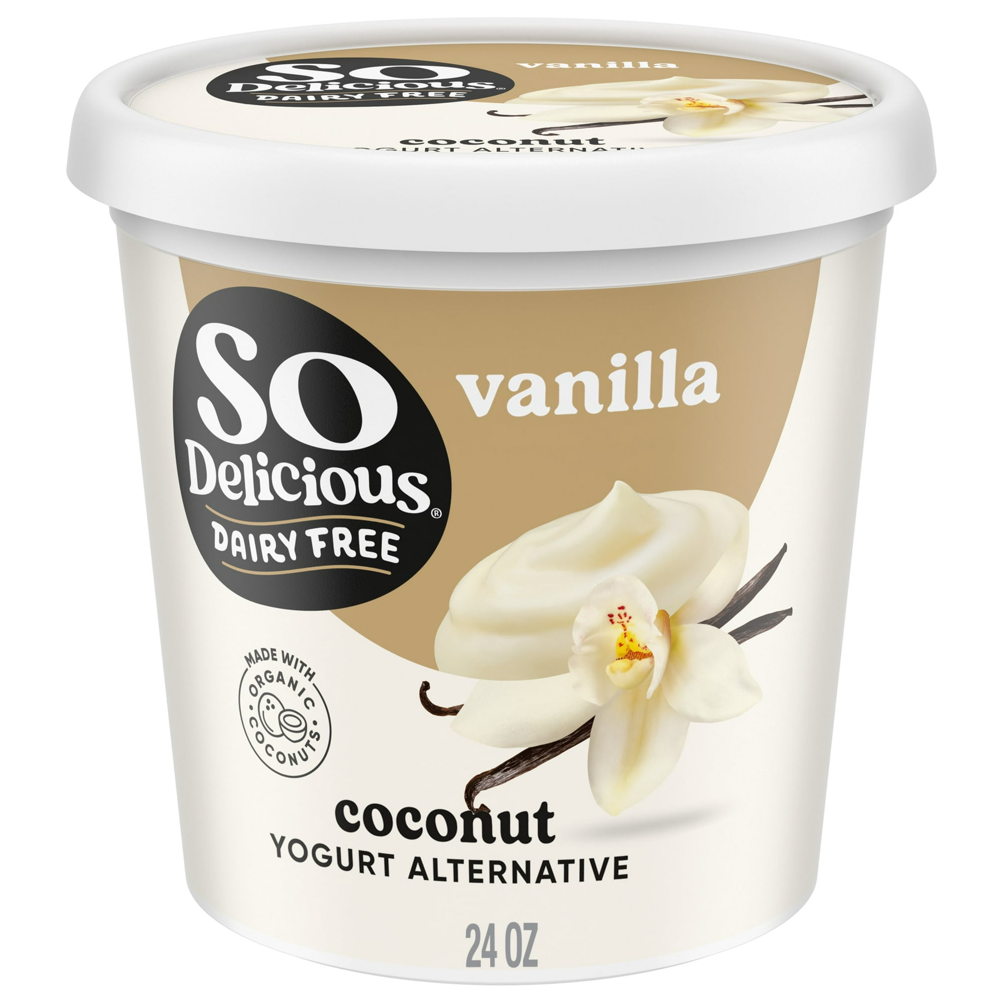 So Delicious Vegan, Dairy Free Vanilla Coconut Yogurt Alternative, 24 oz Container